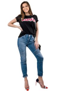 Jeansy Skinny Love Moschino Blue