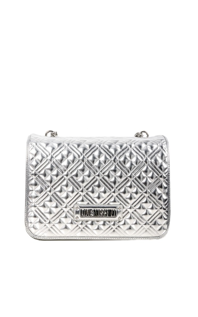 Torebka Love Moschino Logo Argento