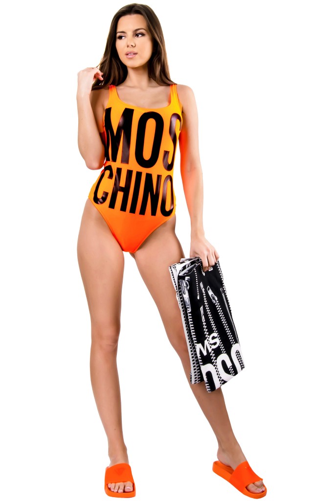 Strój Kąpielowy Moschino Neon Orange
