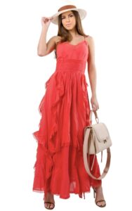 Sukienka Maxi Silvian Heach Coral