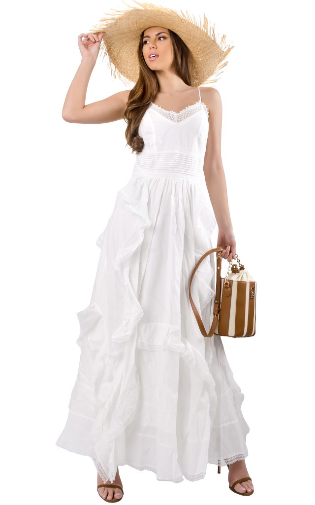 Sukienka Maxi Silvian Heach White