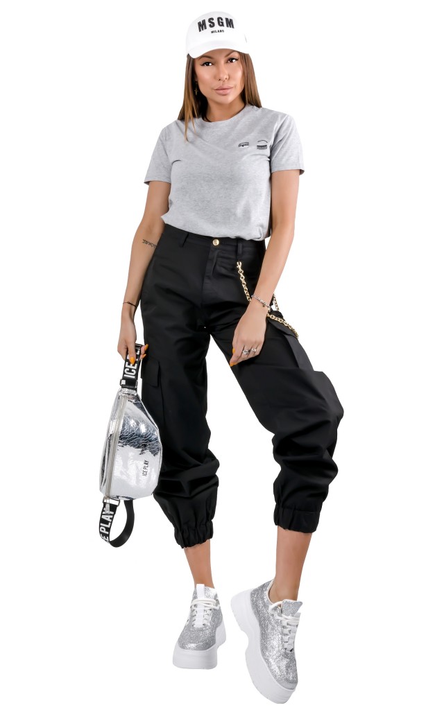 T-shirt Flirting  Chiara Ferragni Grey