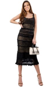 Sukienka Pinko Jamaica Logo Black