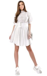 Sukienka Silvian Heach Kisumu Logo White