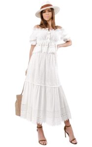 Top Hiszpanka Twin Set U&B Bianco Ottico