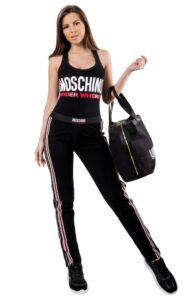 Body Z Lampasami Moschino Underwear Lampas Black