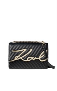 Torebka Karl Lagerfeld Crossbody Black Gold