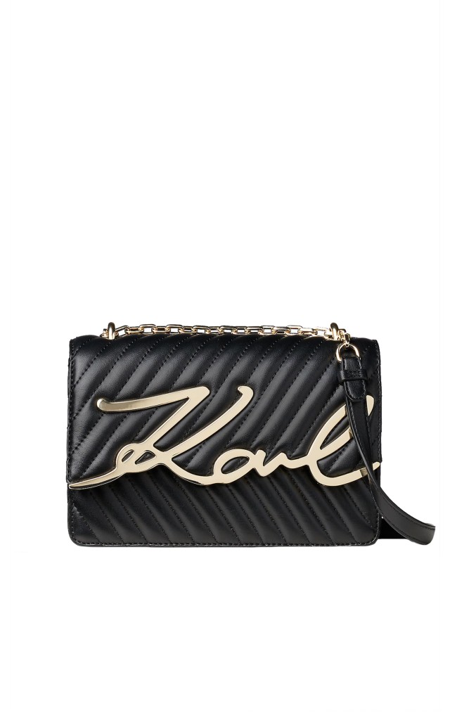 Torebka Karl Lagerfeld Crossbody Black Gold