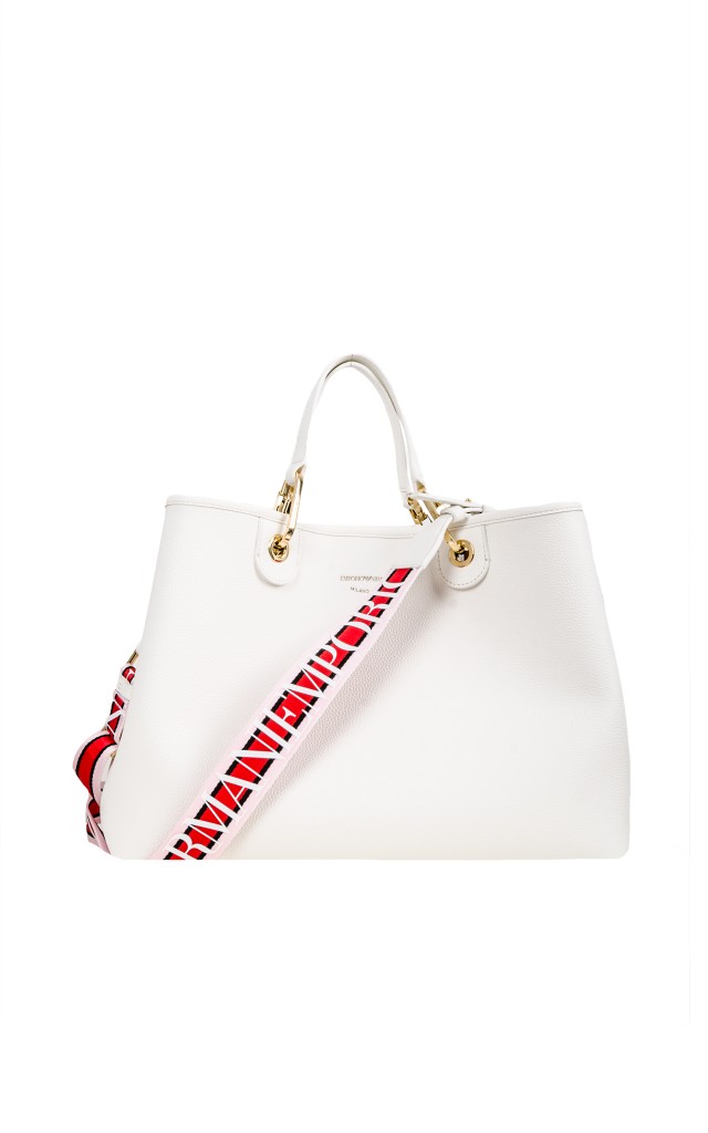 Torebka Shopper Emporio Armani White