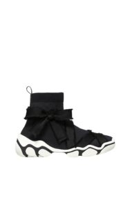 Sneakersy Z Wiązaniem Red Valentino Logo Nero