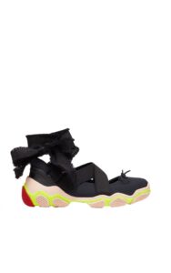 Sneakersy Red Valentino Nero Fluo