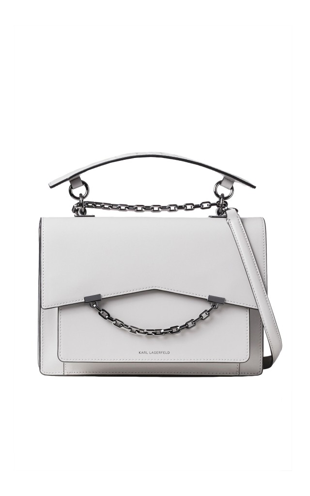 Torebka Karl Lagerfeld Medium Light Grey