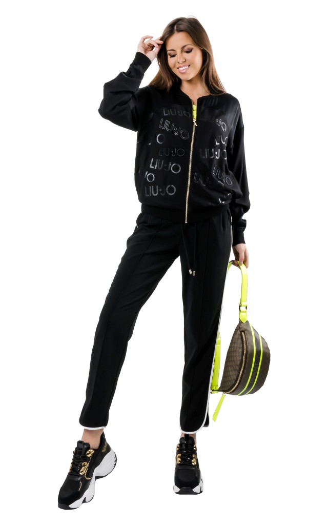 Bluza Rozpinana Liu Jo Felpa Aperta Nero