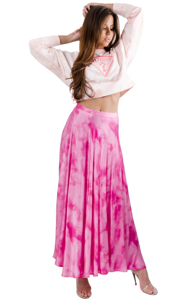 Spódnica Maxi Guess Pink