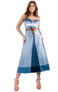Sukienka Maxi Jeansowa Red Valentino Light Denim