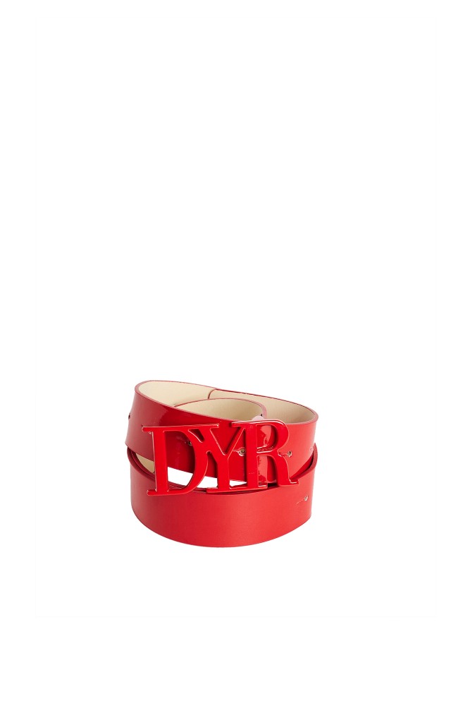 Pasek Denny Rose Logo Red