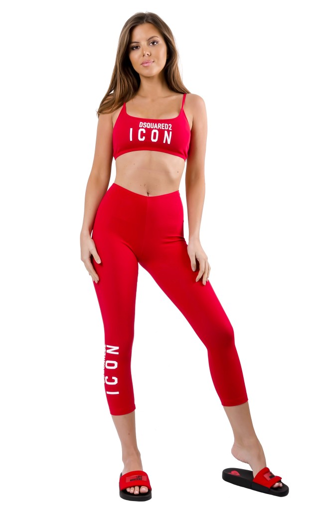 Top Dsquared2 Underwear Logo Red