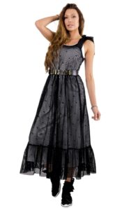 Sukienka Maxi Dwuwarstwowa Red Valentino Nero