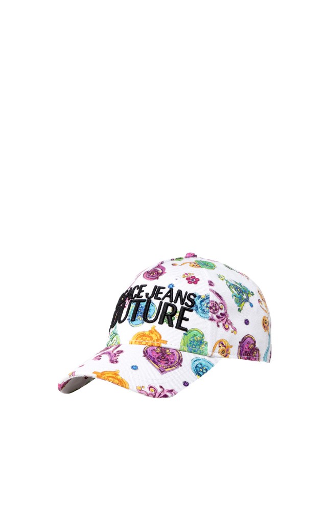 Czapka Versace Jeans Couture Gioielli Micro White