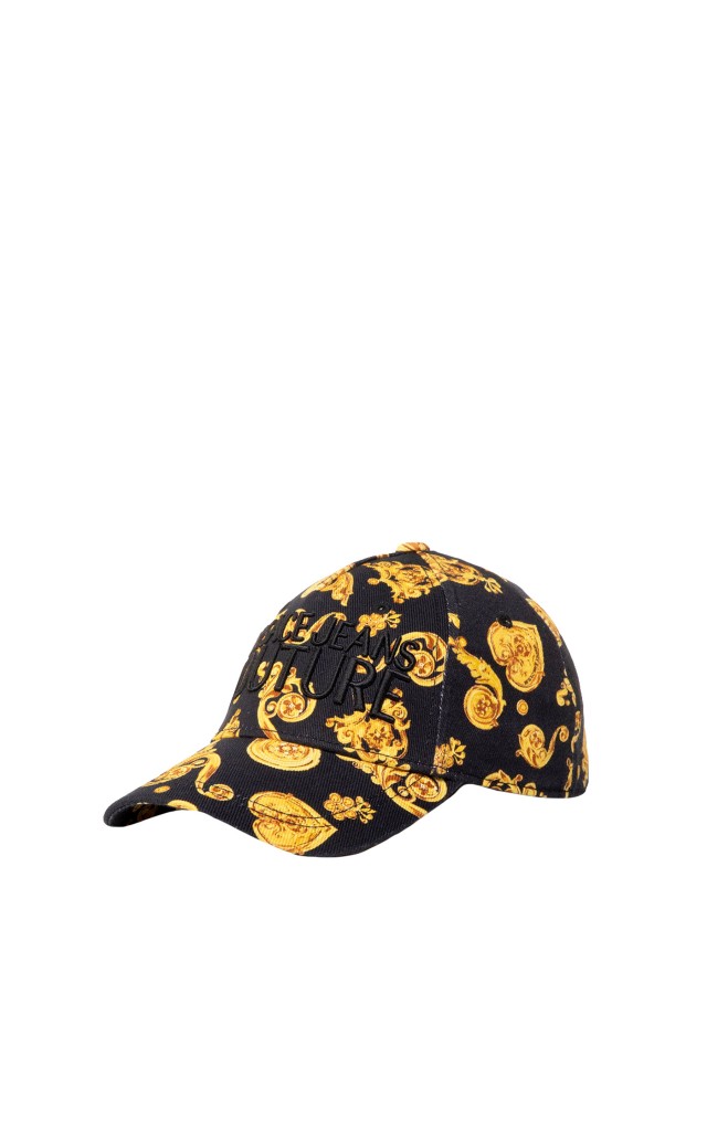 Czapka Versace Jeans Couture Gioielli Micro Black Gold