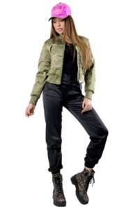 Kurtka Bomberka Guess Logo Olive