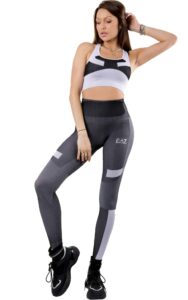 Top Sportowy EA7 Emporio Armani Black Purple