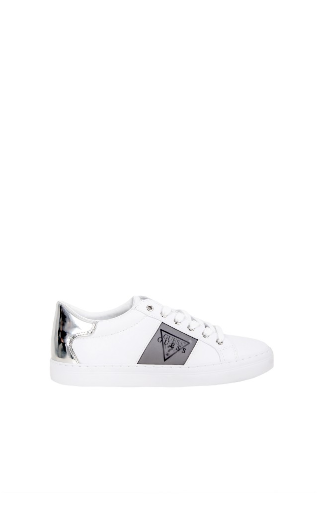 Sneakersy Guess Logo White
