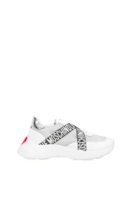 Sneakersy Running Love Moschino Bianco
