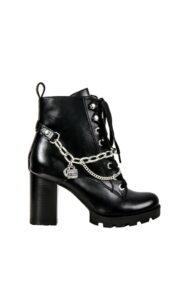 Botki Na Słupku Guess Logo Black