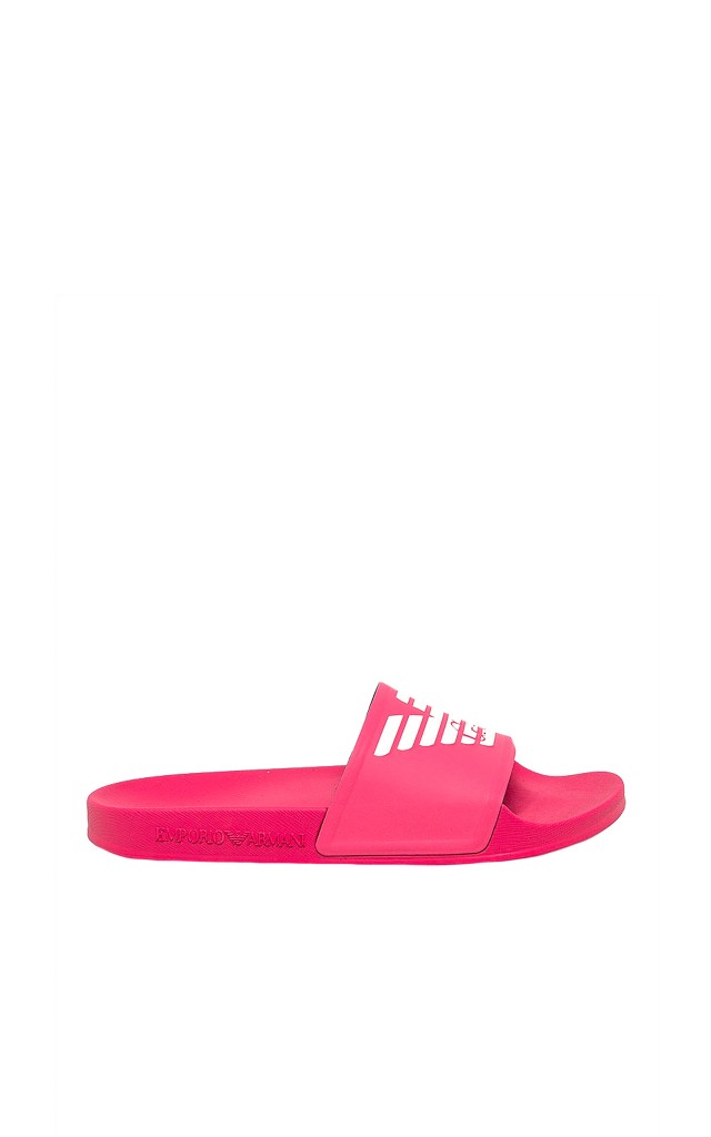 Klapki Emporio Armani Swimwear Logo Pink