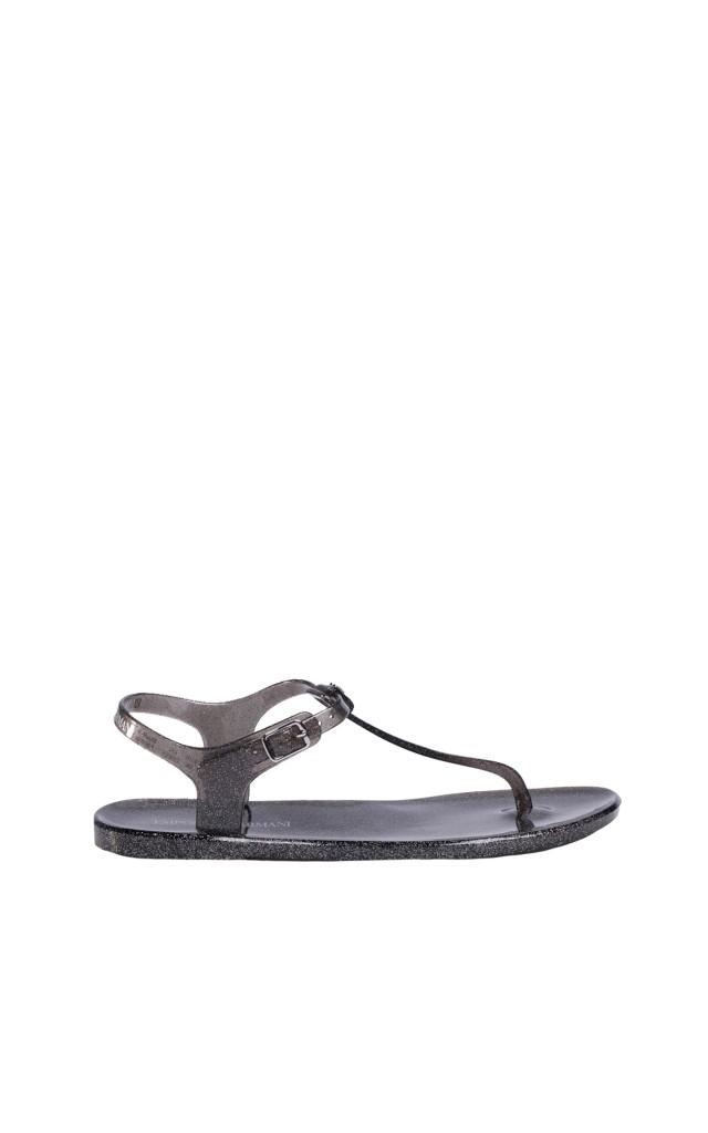 Sandały Japonki Emporio Armani Silver Grey