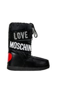 Śniegowce Skiboot Love Moschino Nylon Nero