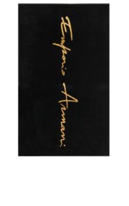 Ręcznik Emporio Armani Beachwear Logo Black