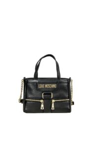 Torebka Crossbody Love Moschino Natural Grain Nero