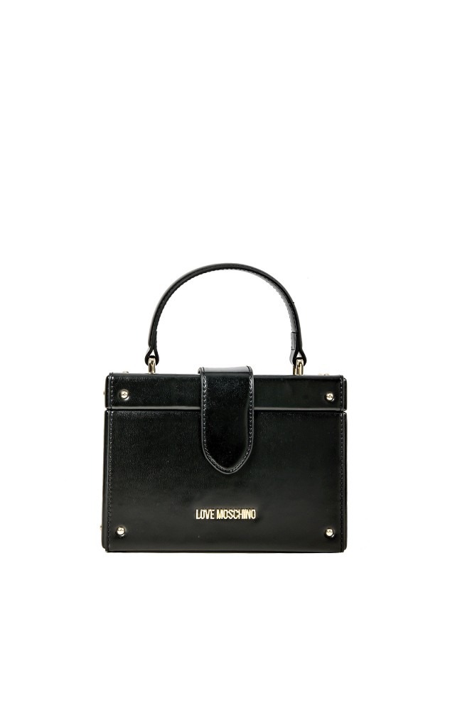 Torebka Kuferek Love Moschino Logo Nero