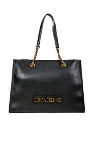 Torebka Shopper Love Moschino Logo Nero