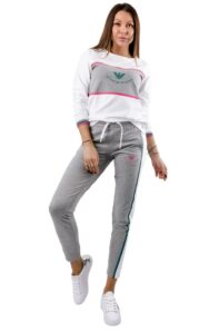 Bluza Dresowa EA7 Emporio Armani White Grey