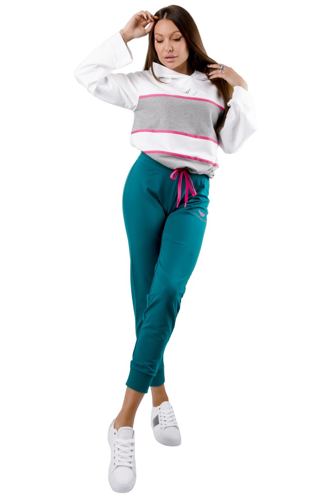 Komplet Dresowy EA7 Emporio Armani White Green