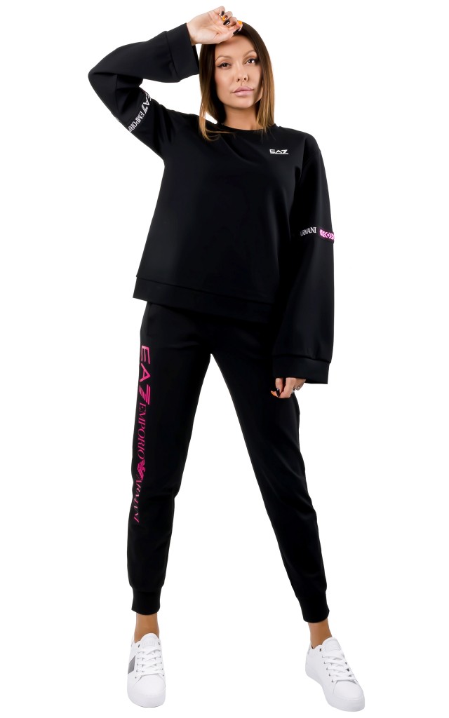Bluza Dresowa EA7 Emporio Armani Logo Black