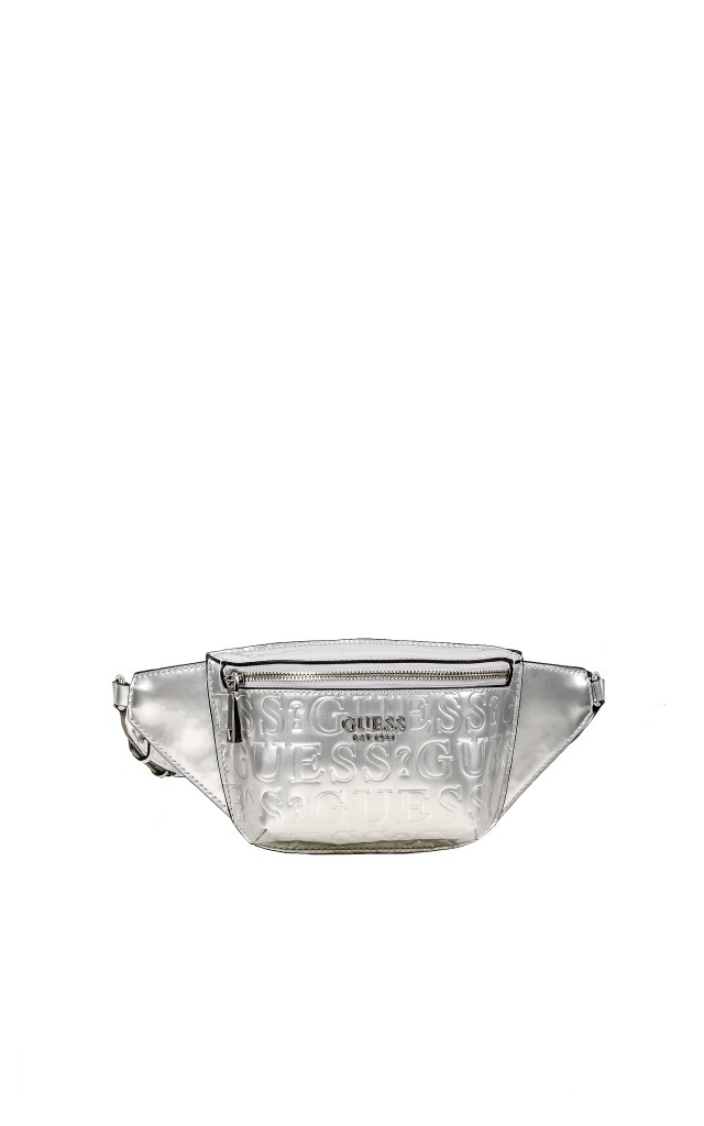 Nerka Monogram Guess Logo Silver