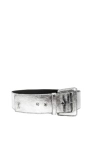 Pasek Patrizia Pepe Logo Silver