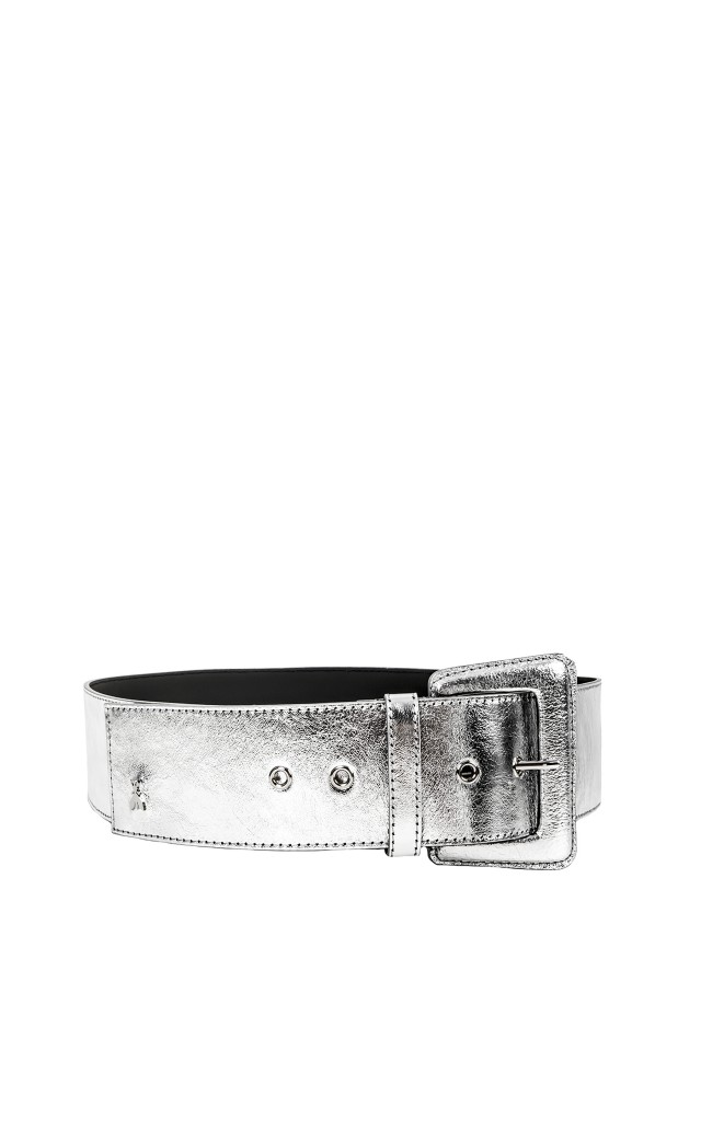 Pasek Patrizia Pepe Logo Silver