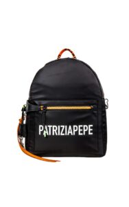 Plecak Z Workiem Patrizia Pepe Logo Nero Orange