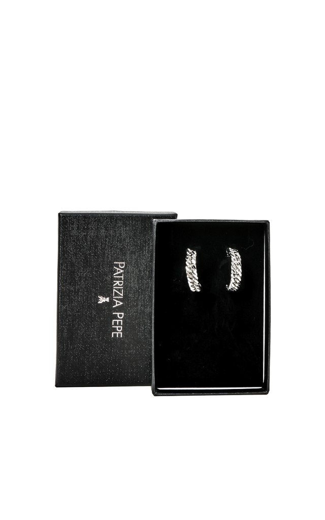 Kolczyki Patrizia Pepe Silver Crystal