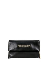 Torebka Kopertówka Patrizia Pepe Logo Nero