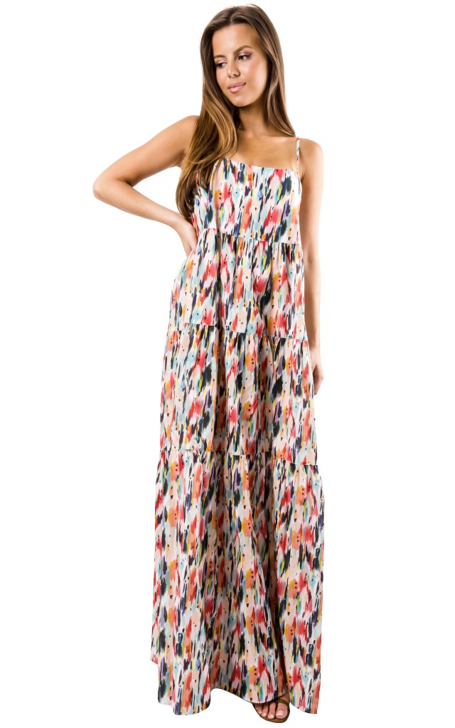 Sukienka Maxi Emporio Armani Multicolor Print