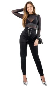 Spodnie Dresowe Guess Logo Black