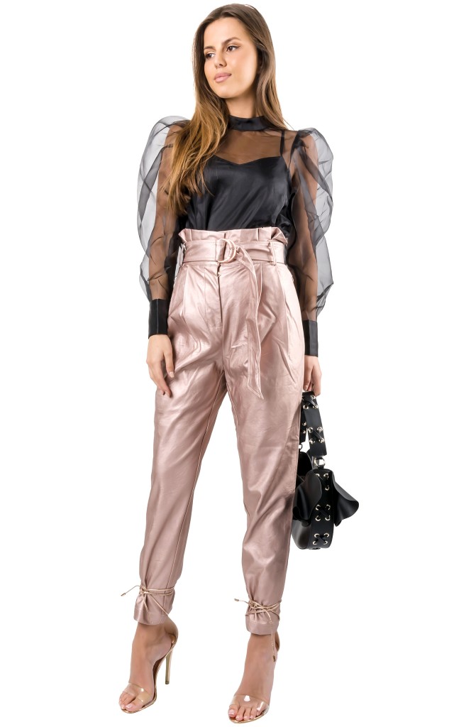 Bluzka Transparentna Z Topem Guess Black