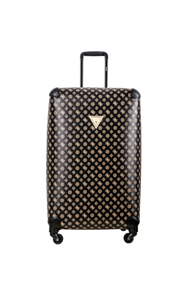 Walizka Mini Wilder Travel Guess Logo Brown
