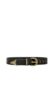 Pasek Vitello Versace Jeans Couture Nero
